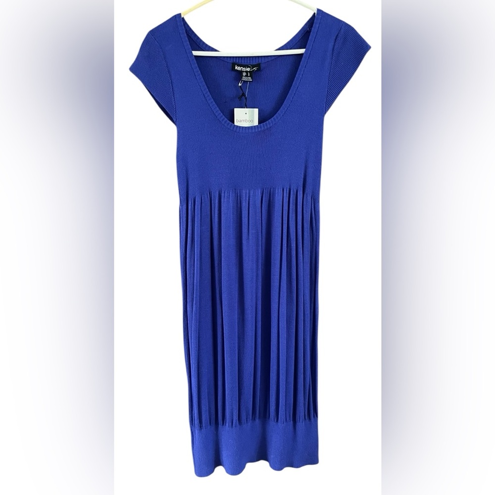 Kensie Colbolt Blue Midi Dress - Picture 3 of 7
